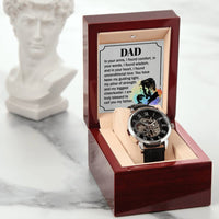 Load image into Gallery viewer, To My Father - Men's Openwork Watch
