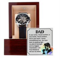 Load image into Gallery viewer, To My Father - Men's Openwork Watch
