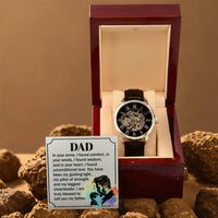 Load image into Gallery viewer, To My Father - Men's Openwork Watch
