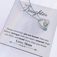 Load image into Gallery viewer, To My Daughter - Forever Love Necklace
