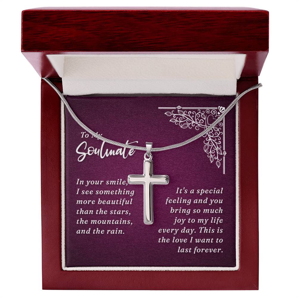 To My Wife - Cross Necklace